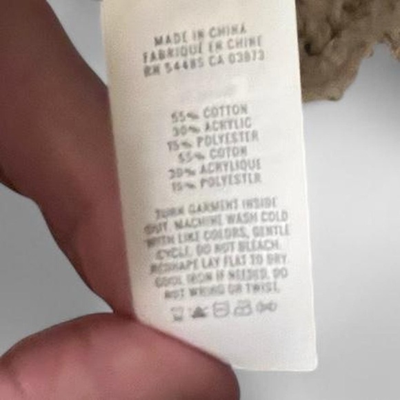 Aerie Taupe Knit Crew Neck Sweater - Picture 4 of 4